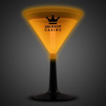 9 Oz. Glow Martini Glass - Orange
